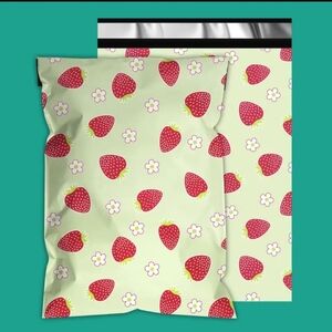 Strawberry Polymailers 12.5 x 15 Set of 10